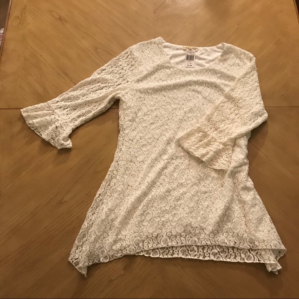 Indigo Soul Lace Tunic
